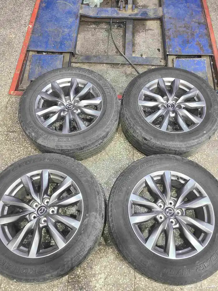 جنوط مازدا cx9 كروم وكالة 2024 مقاس 18 5