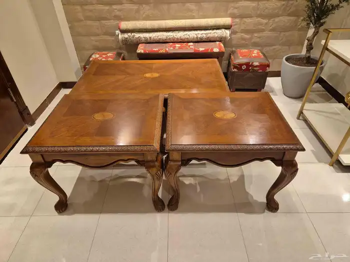 طاولات خشبية 3