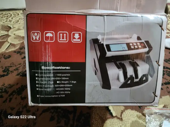 ارخص وافضل واقوي واسرع ماكينة عد اموال وفلوس وكشف تزوير جدي 9