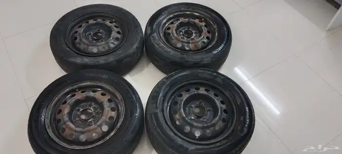 4حبات جنوط حديد النترى موديل 2015مقاس الجنوط 15اصلي وكاله 0