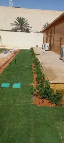 تنسق حدق مهندس محمد تركيب شبكات ري وجميع الاشجار 6