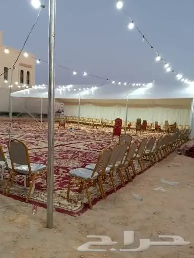تأجير خيام اوروبيه كنب جلست مكيفات كراسي ملكي كلاسيكي ومكي 9