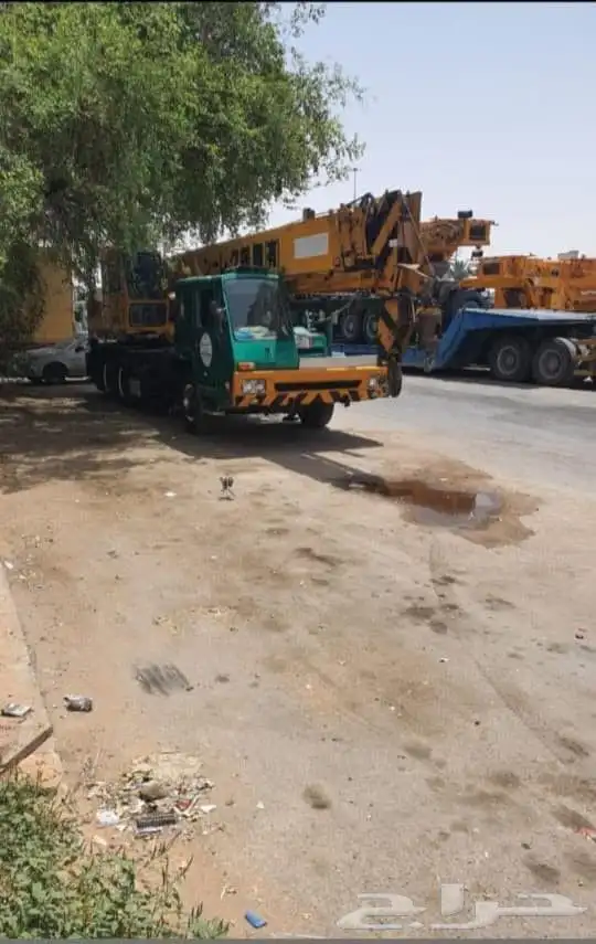 تاجير رافعات كرين كرينات مان لفت سيزر لفت بوم تراك دينه ونش 21