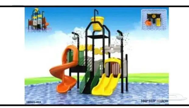 مراجيح وزحاليق خارجية وألعاب نفخ مائية وهوائية انواع مميزة 43