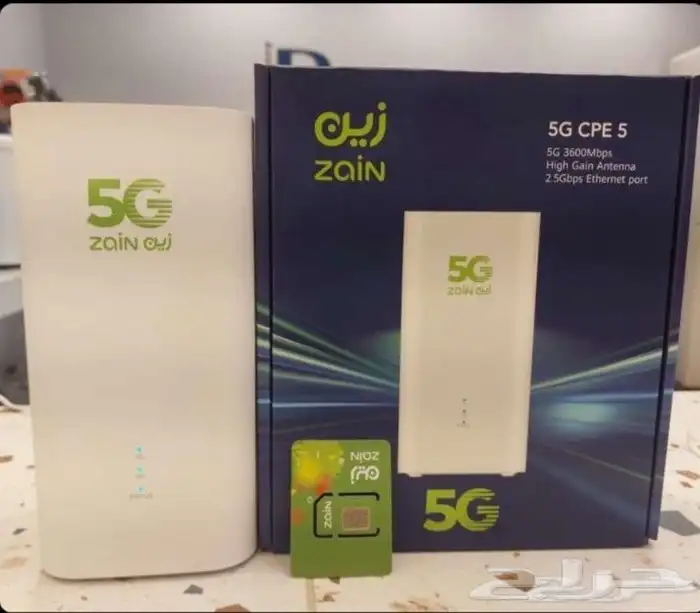 اقوي العروض من شركه الاتصالات زين راوتر ال 5G انترنت مفتوح 0