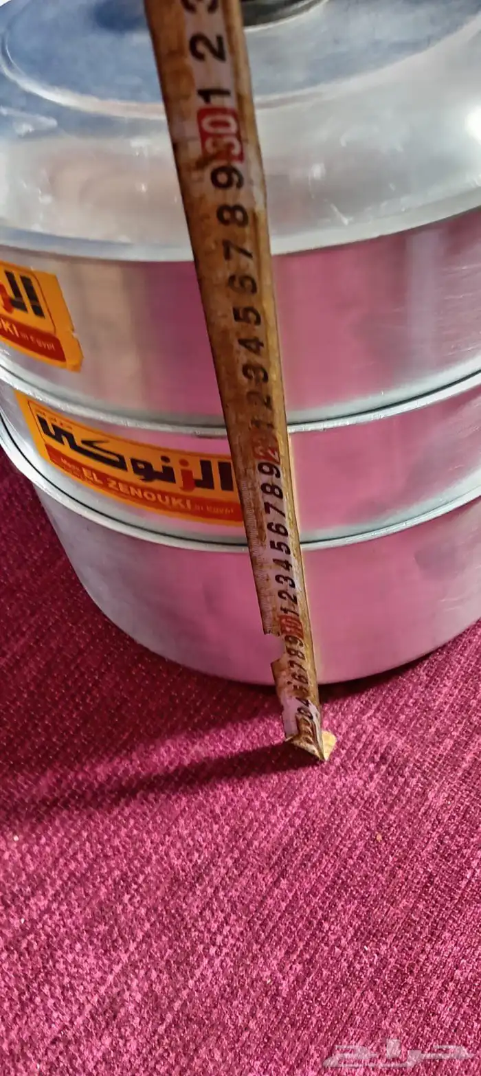 قدور مع قدر بخار منتو صناعه قديمه ثقيلة 8