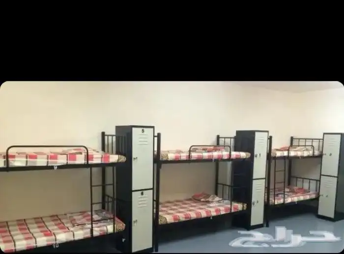 سرير حديد دورين ومراتب ودوليب وبطانيات كل شي متواجد 34