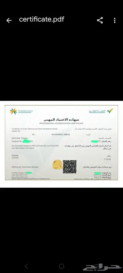 معلم بويه دهانات و مبلط 0