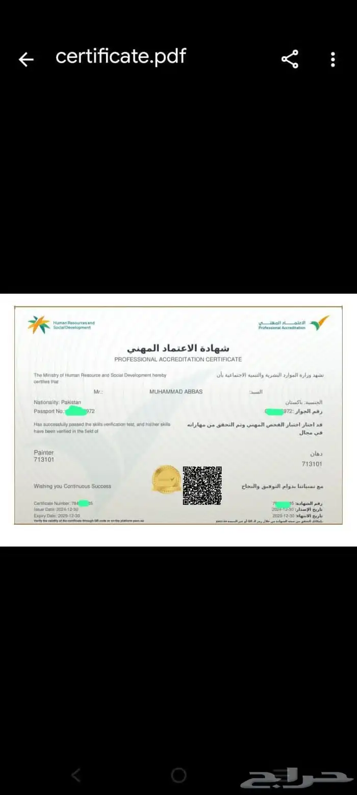 معلم بويه دهانات و مبلط 0