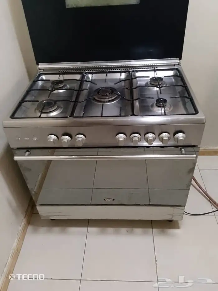 فرن غاز ايطالي نضيف غساله ملابس اتوماتيك نظيفه 5