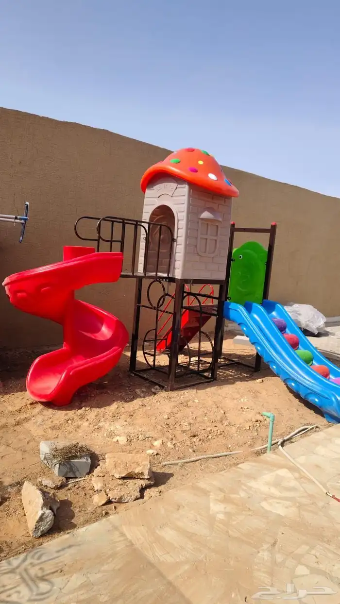 مراجيح وزحاليق وألعاب أطفال نطاطات ترامبولين 4