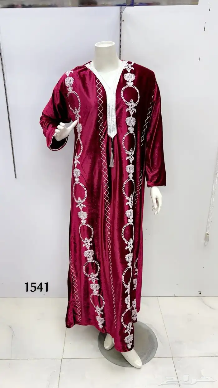 جلابيات شتويه نسائية جمله بدرزن 20