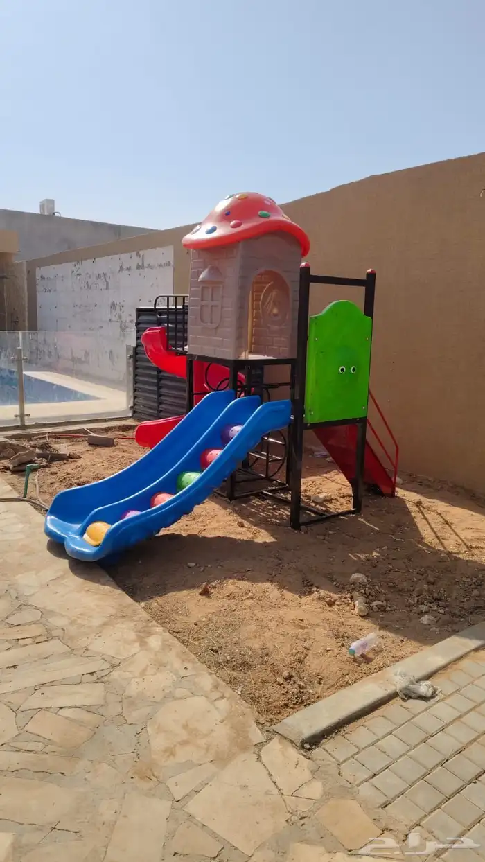 مراجيح وزحاليق وألعاب أطفال نطاطات ترامبولين 3