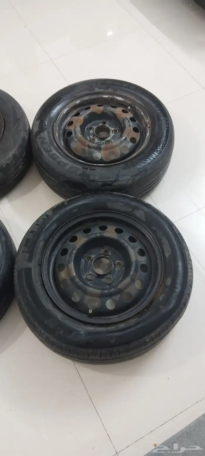 4حبات جنوط حديد النترى موديل 2015مقاس الجنوط 15اصلي وكاله 1