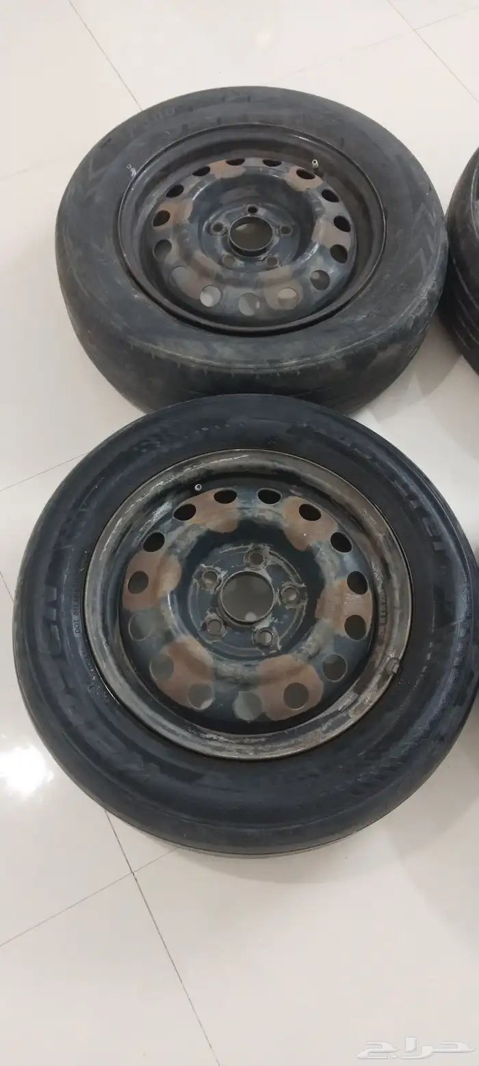 4حبات جنوط حديد النترى موديل 2015مقاس الجنوط 15اصلي وكاله 2