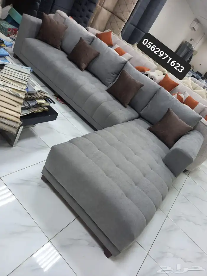 كنب جديد جاهز حرف ال و7نفر 7
