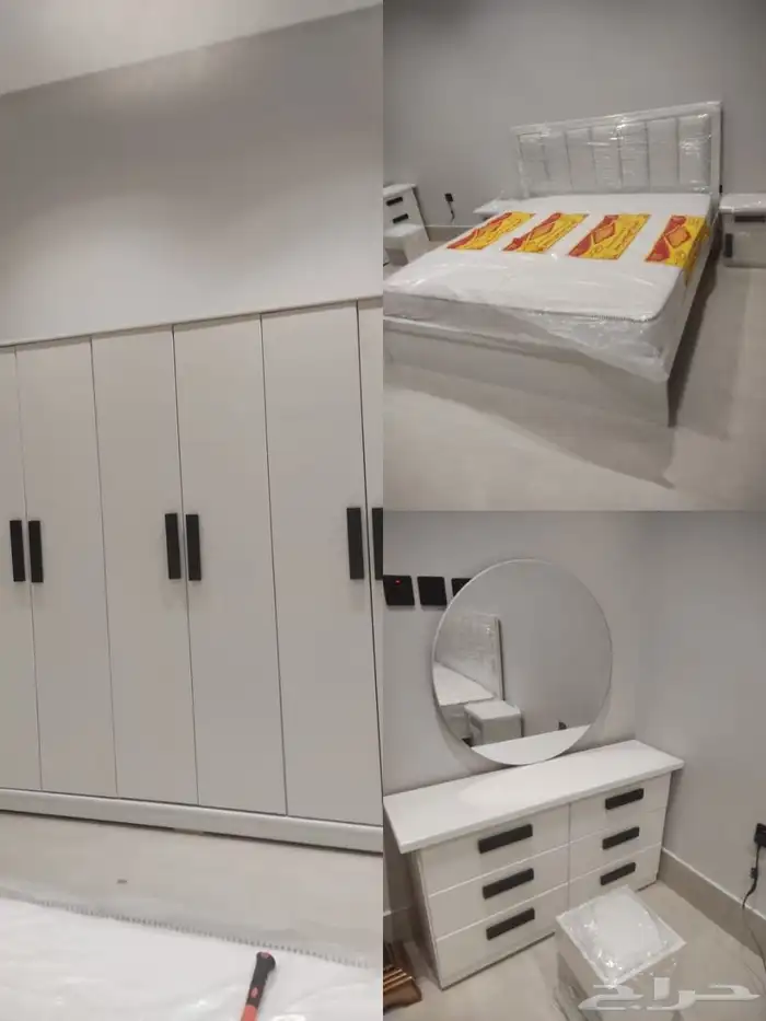 غرف نوم جديد 1500يشمل التركيب ف الرياض 0