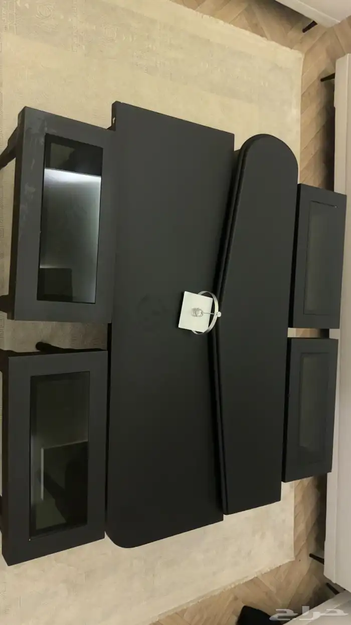 طاولة ضيافة موديل حديث اسود تفصيل جديد 2