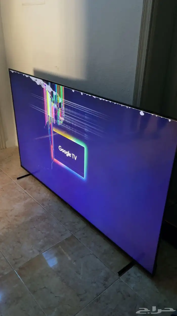 شاشة 78 بوصة مكسورة وتشتغل جزئيا 1