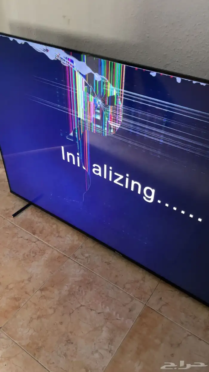 شاشة 78 بوصة مكسورة وتشتغل جزئيا 4