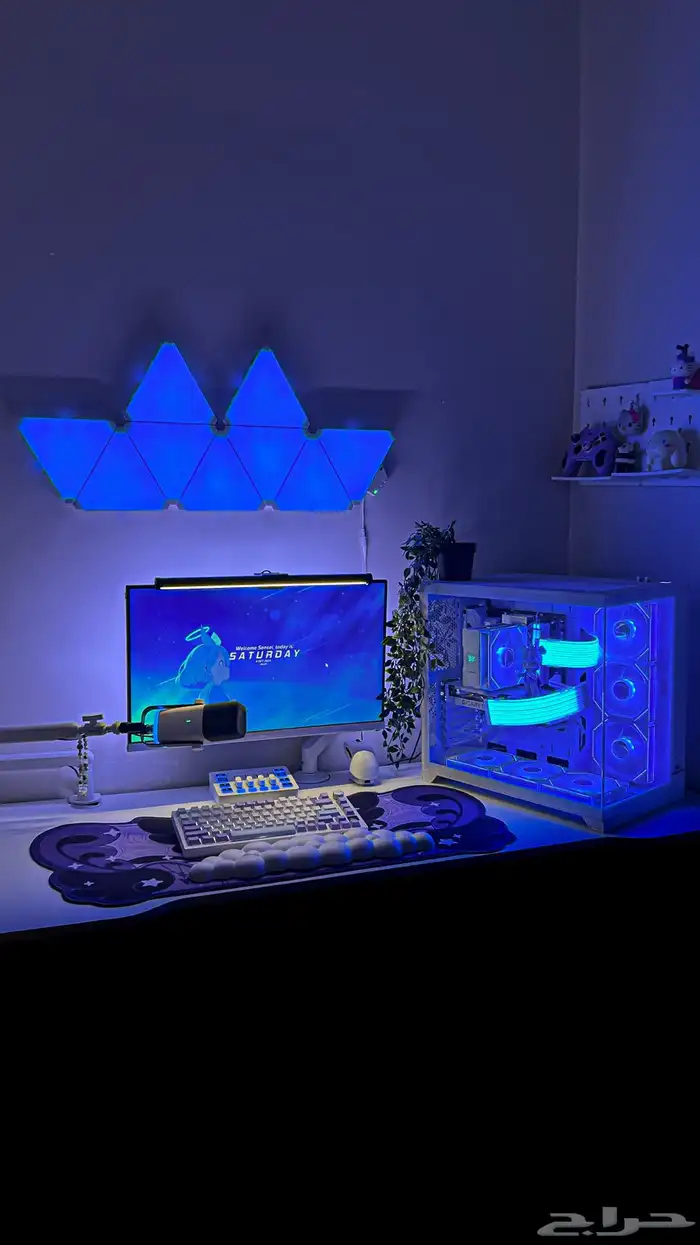 اضاءة نانو ليف مثلثات 1