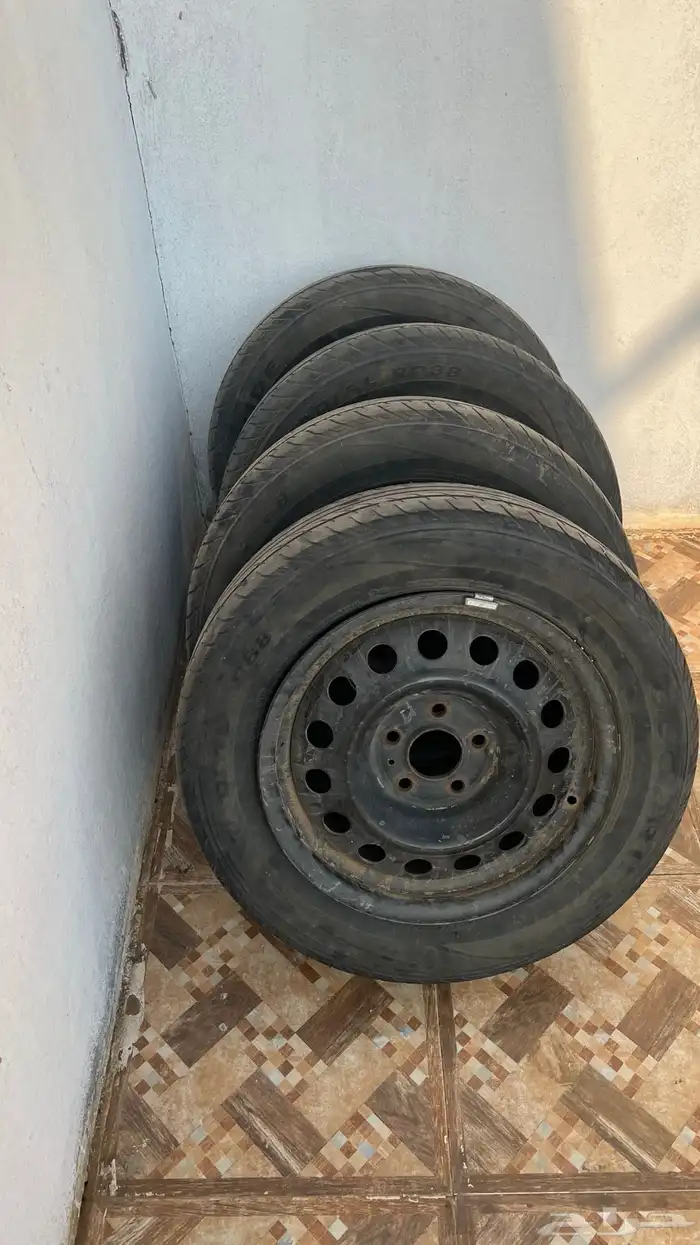 جنوط أوبتيما حديد مقاس 16 مع الكفرات 3