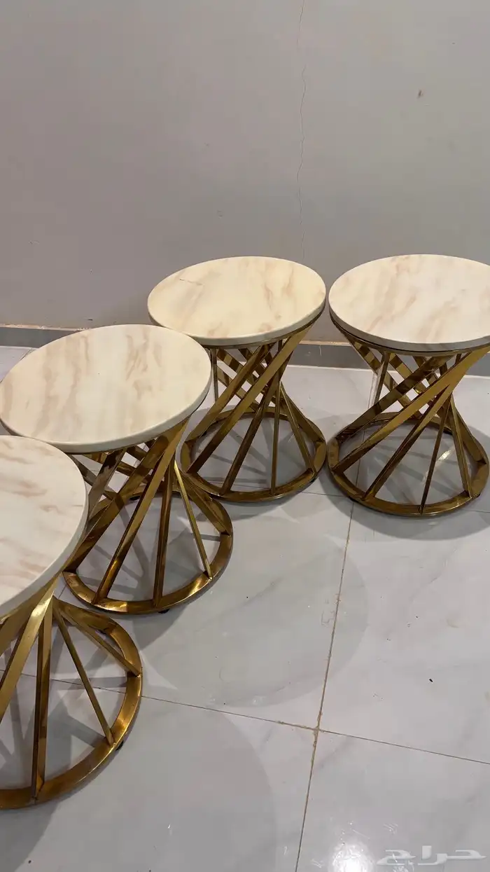 طاولة 5 قطع رخام نظيفة 1