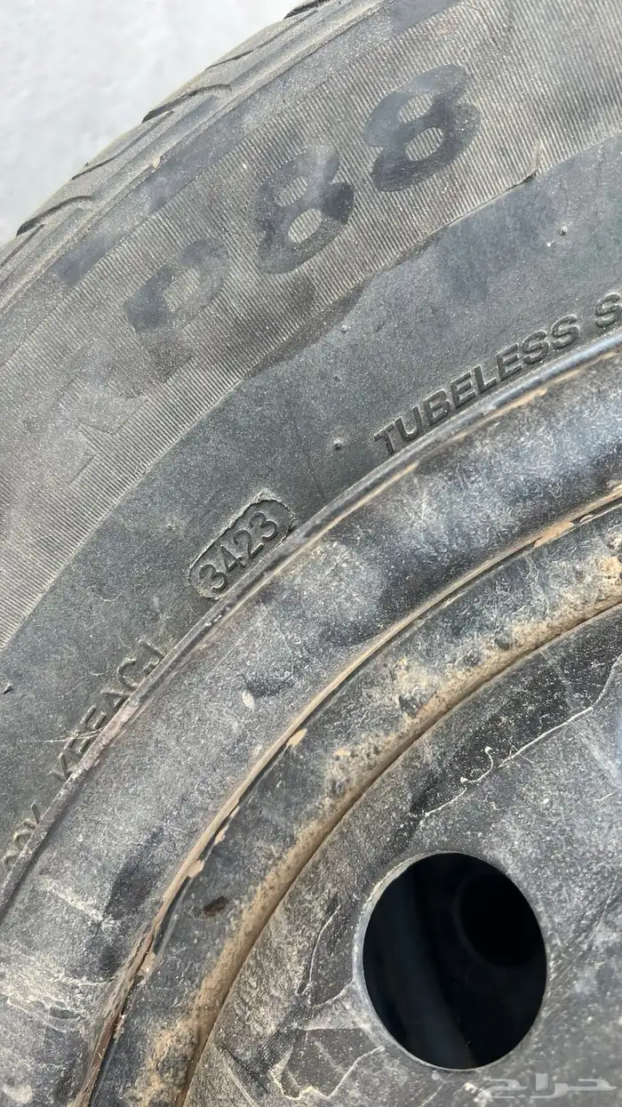 جنوط أوبتيما حديد مقاس 16 مع الكفرات 1