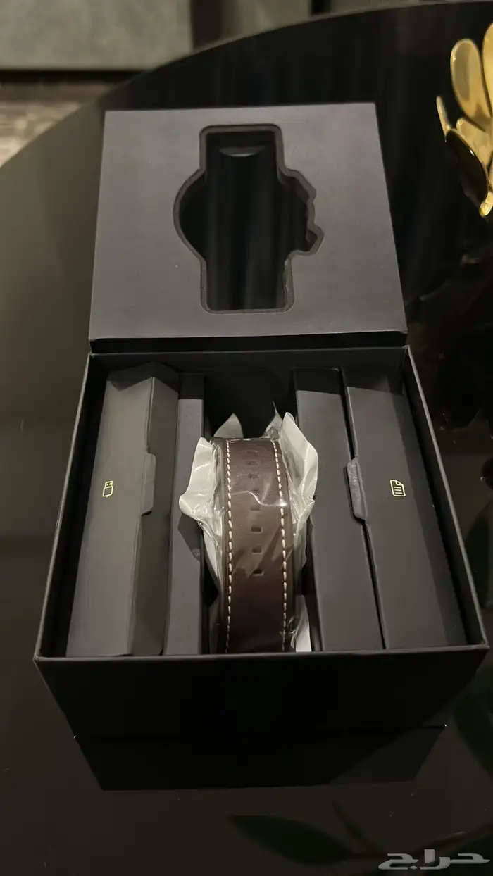 ساعة هواوي Watch 4 Pro   جلد بني 2