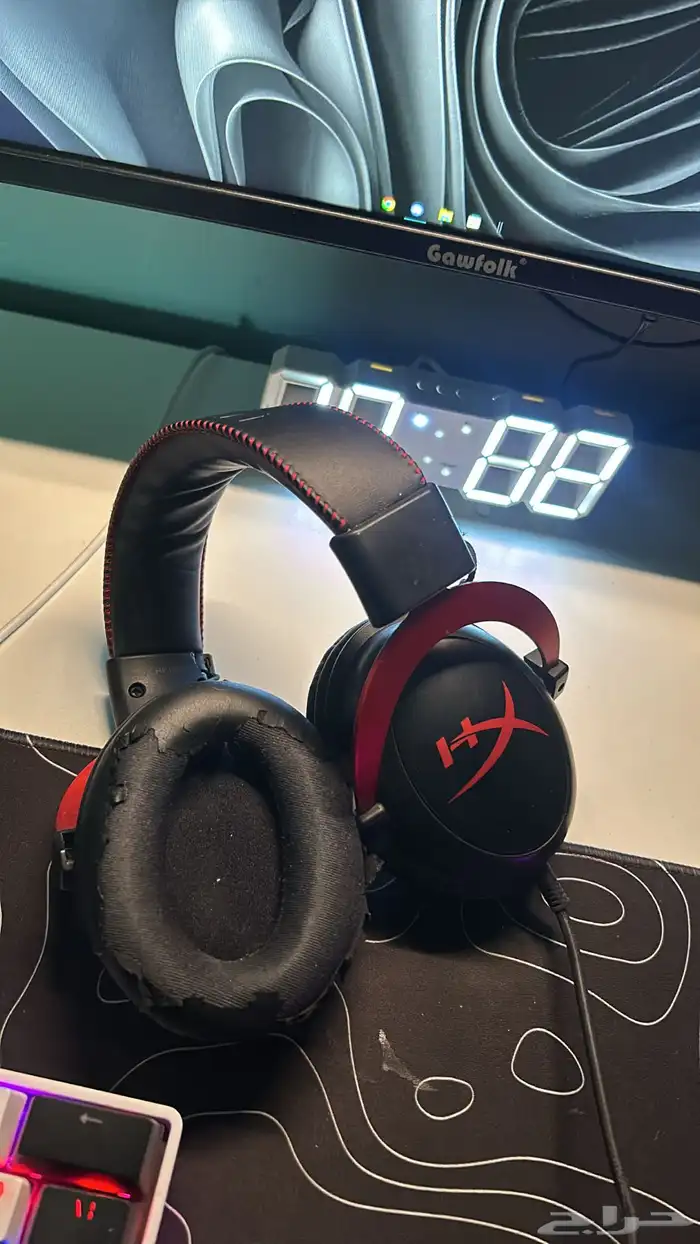 سماعة هايبر اكس كلاود 2 استخدام او قطع 3