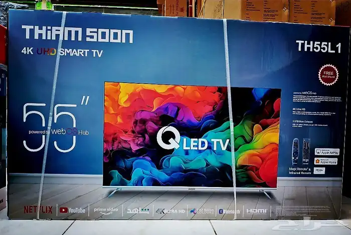 بيع شاشه ذكيه شاشات بلازما تلفزيون 4k اخر اصدار توصيل مجاني 5