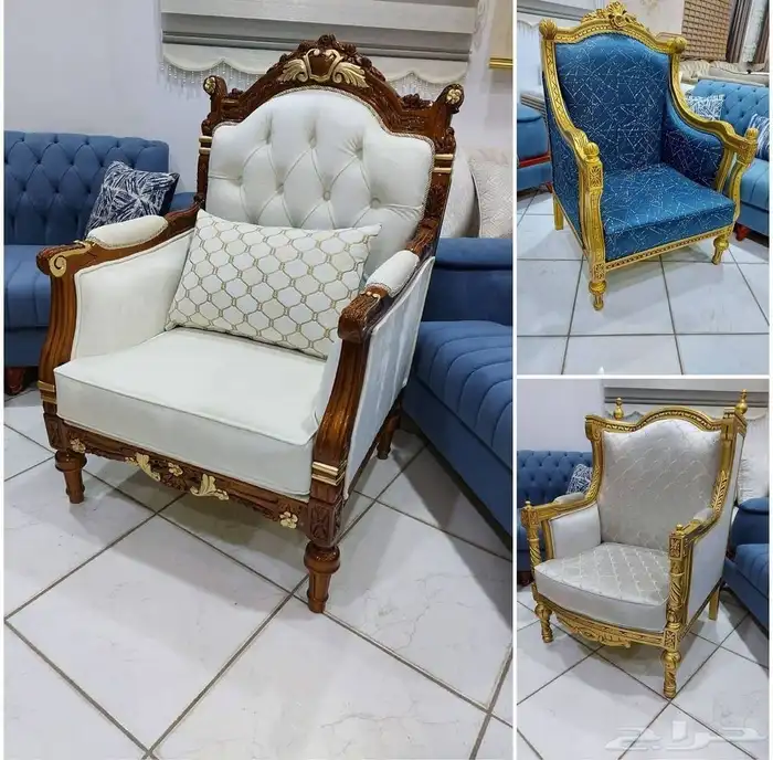 تفصيل و تنجيد كنب و مساند جميع الانواع 15