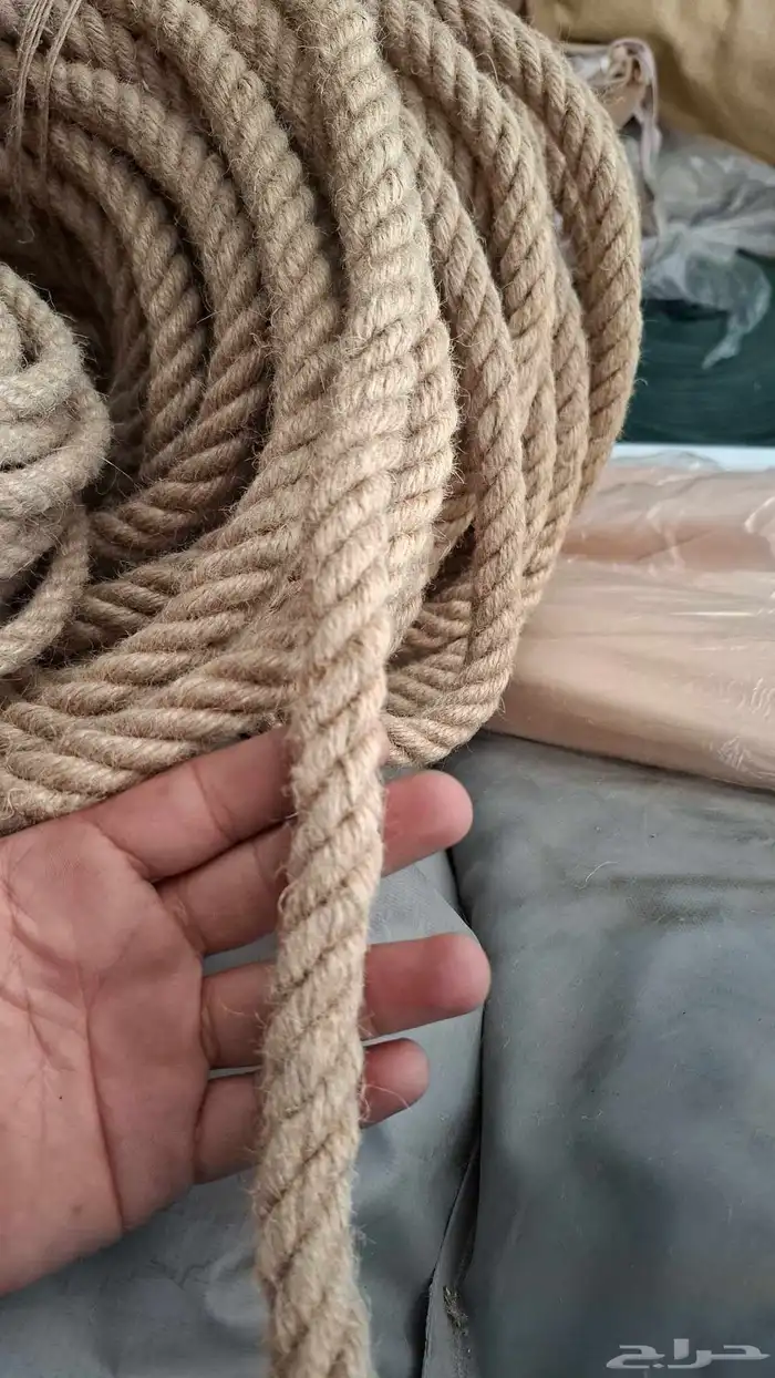 حبل ليف. قطن. خيش نيلون 3