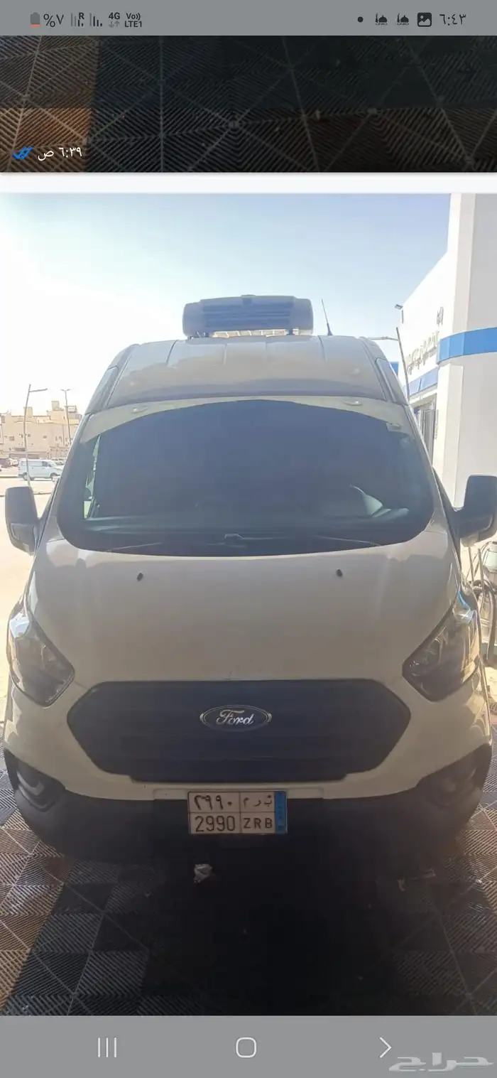 باص فورد ترانزيت ثلاجة 2019 ديزل البودي مافيه ولا حادث 1