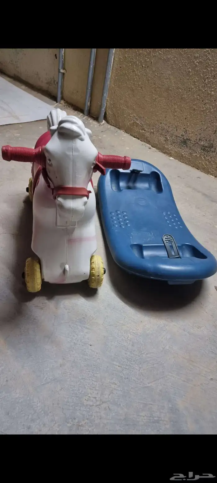 العاب سياره كهربا وحصان يمشي بالعجل او هزاز 300ريال 1