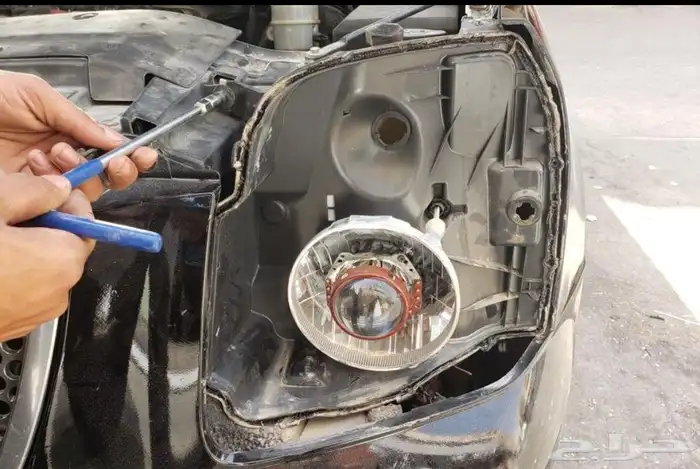 اضواء عدسات السيارات لد داخلي اصلاح شمعات واسطبات زنون محولا 45