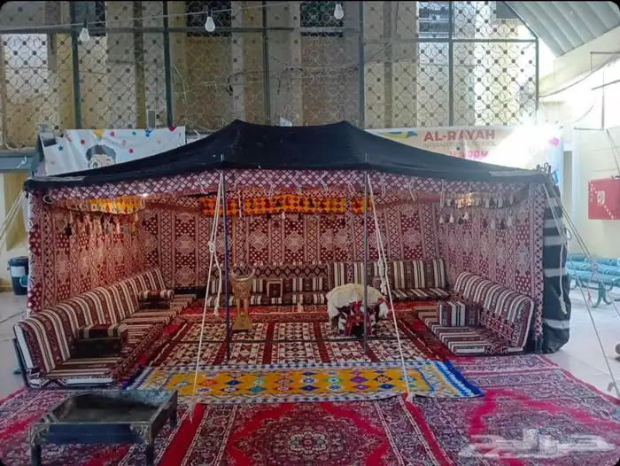 تاجير اخيام تاجير بيوت شعر تاجير دفايات تاجير جلسات شعبي تاج 6