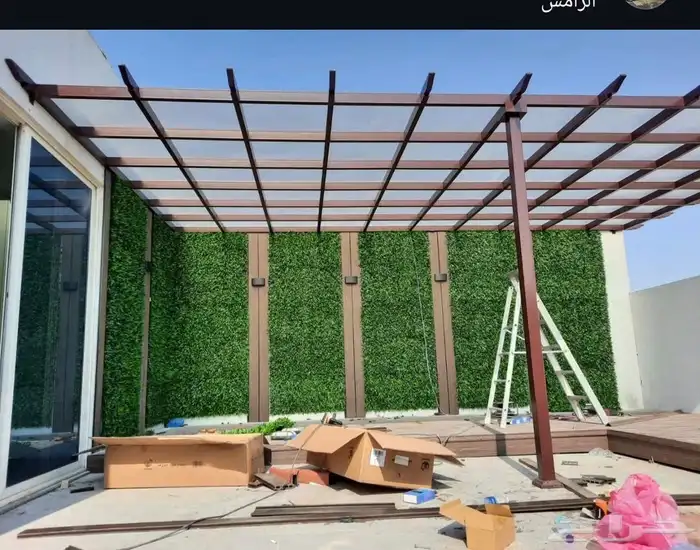 بديل الشينكو مظلات جلسات مظلات سيارات بديل خشب 10