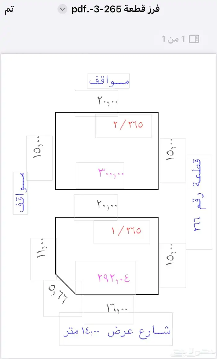 قطعتين في العوينة ( الخضراء ) 0