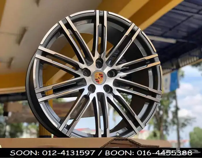 جنوط بورش كيان مقاس 21 اصلي وكاله موديل 2017 0