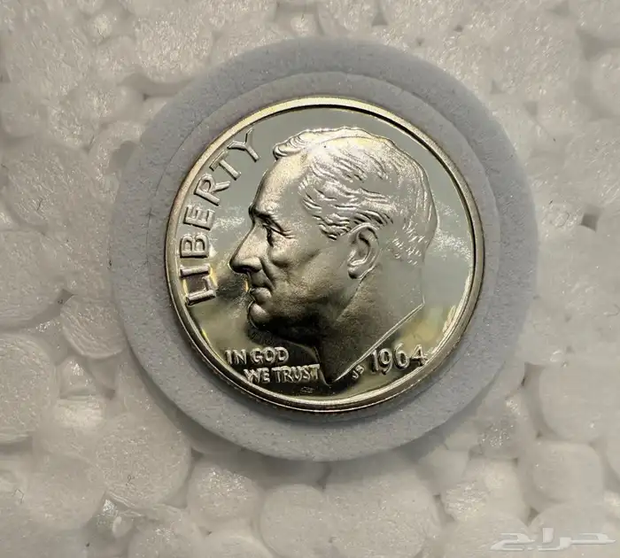 عملات معدنية أمريكية 90بالمئة فضة لعام 1964 4