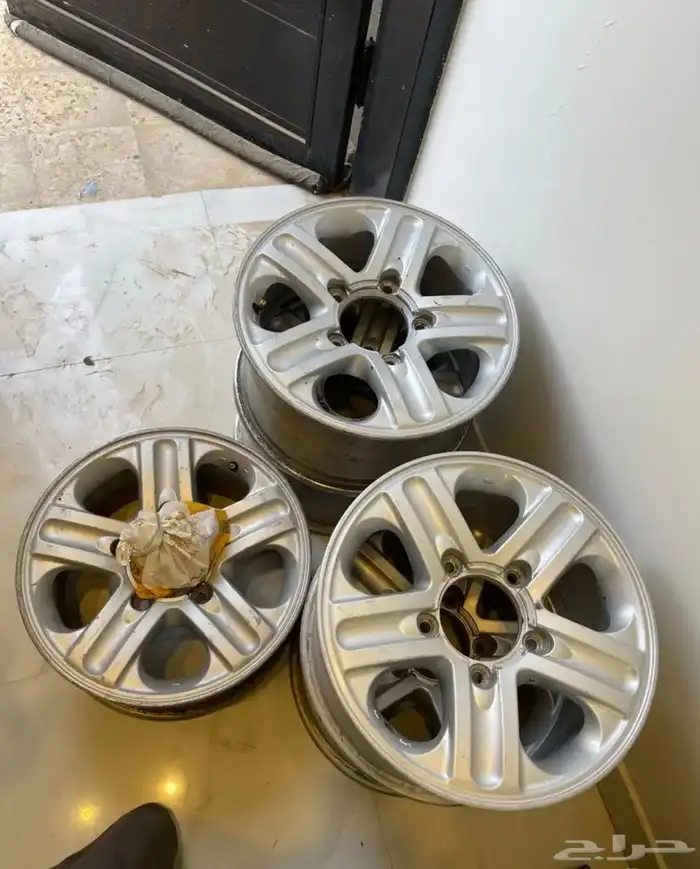 جنوط لاندكروزر اصلي وكاله مقاس 16 العدد 5 تركب من 99 2007 1