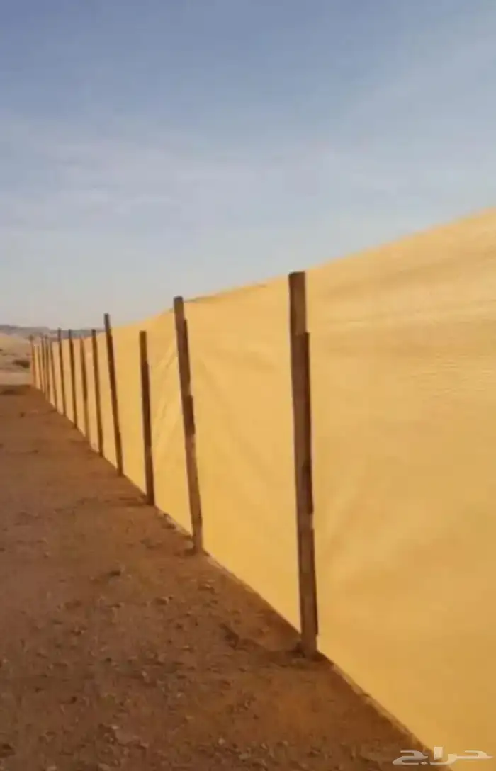 رواق ساتر للمخيمات طول 50 متر في ارتفاع 2 نسبه العزل 90 0