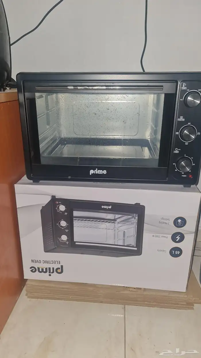 فرن كهربائي Prime 46L شبه جديد 0