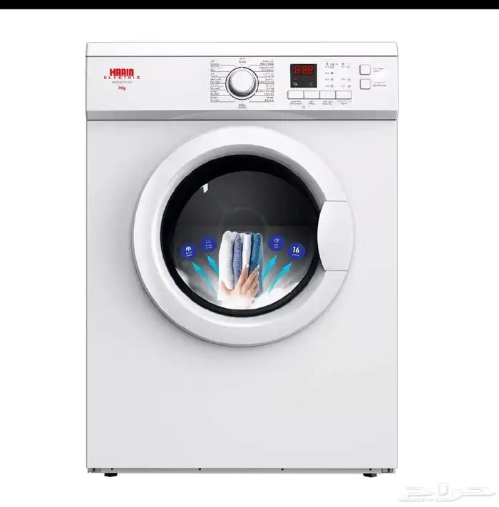 مجفف ملابس هام 7K ابيض جديد بكرتونه لم يستعمل 0