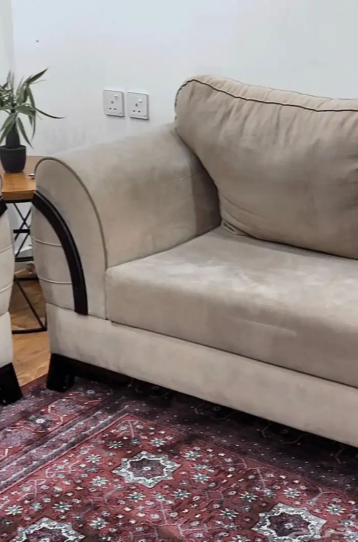 كنب للبيع لون رمادي 3 قطع بيشة جنوب المدينه 1