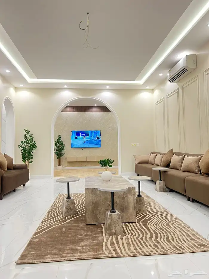 استراحة جديده قسمين للإيجار اليومي499 3