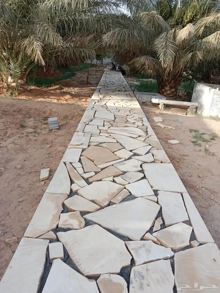 حجر عشوائي جميع الانواع ابيض واصفر ورمادي 5