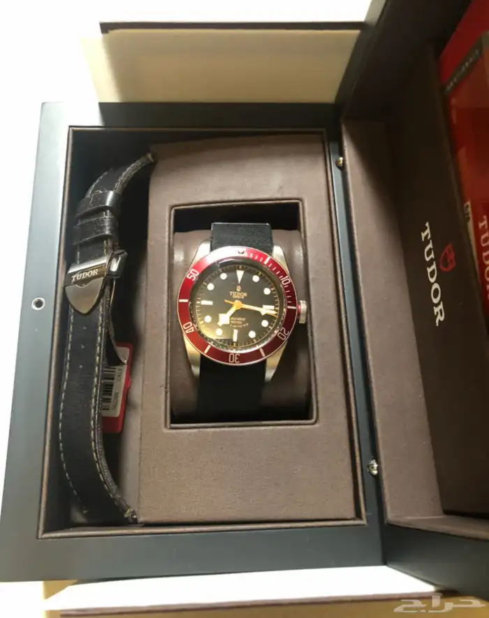 ساعه تيدور BIack Bay Red 0