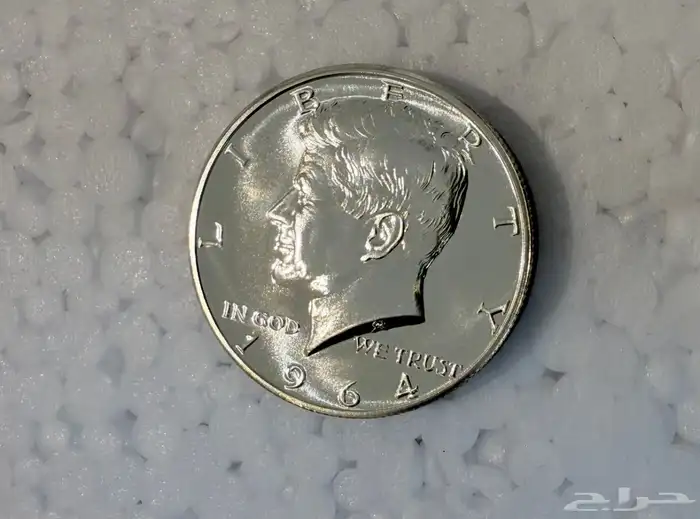 عملات معدنية أمريكية 90بالمئة فضة لعام 1964 0